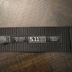 5.11 Black Tactical Belt—4XL